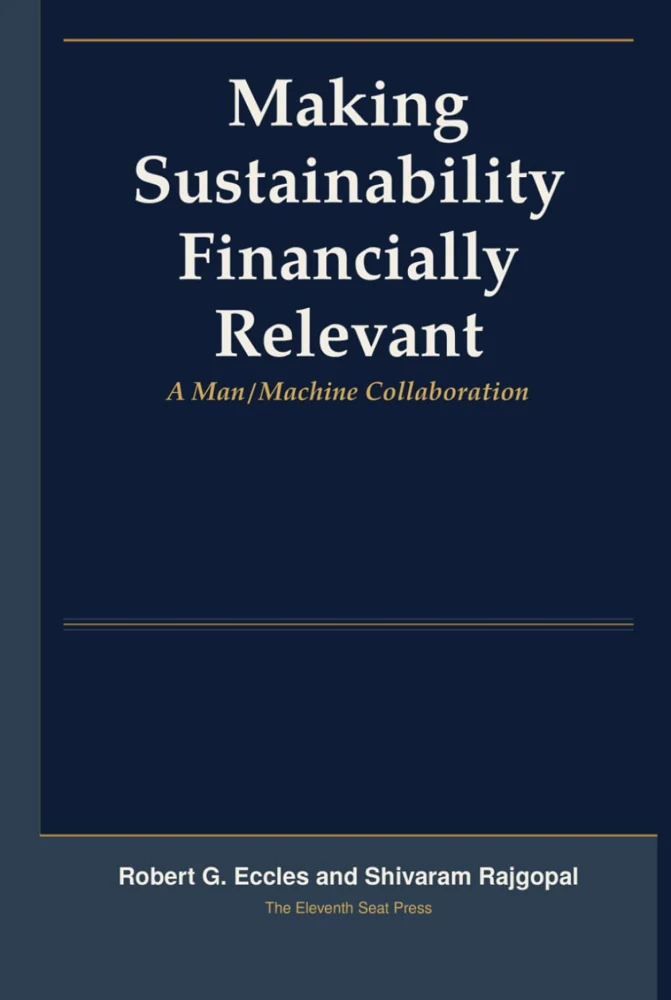 Making Sustainability Financially Relevant book cover