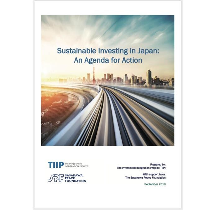 How To Further Accelerate Sustainable Investing In Japan: Taking It To Mainstream Asset Managers