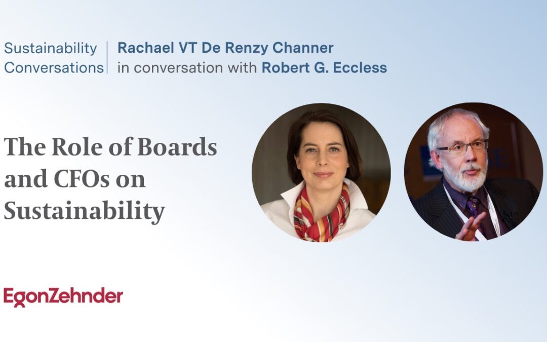 The Role of Boards and CFOs on Sustainability