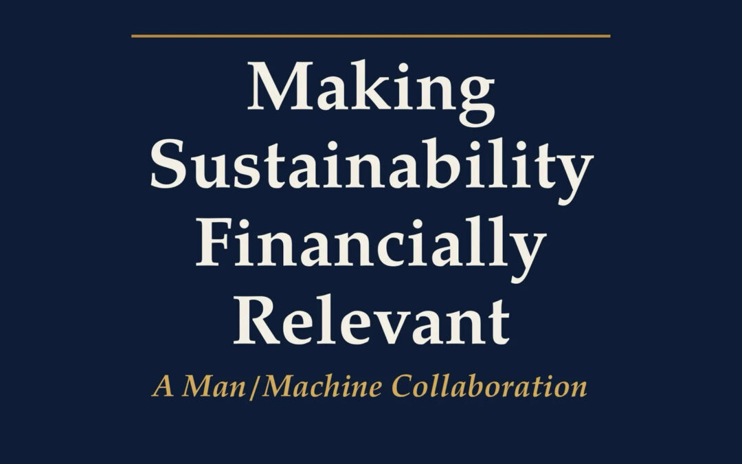Making Sustainability Financially Relevant