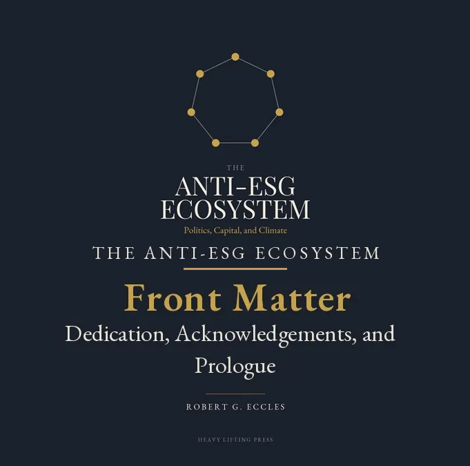 Dedication, Acknowledgements, and Prologue