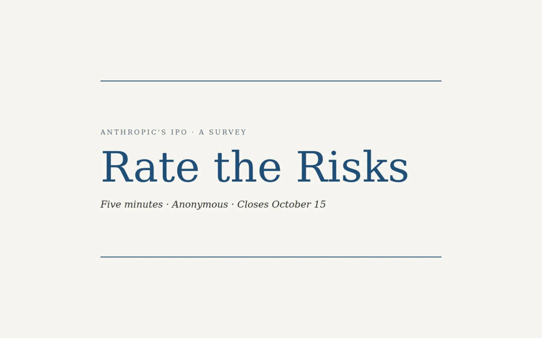 A Survey of Anthropic’s Risk Factors